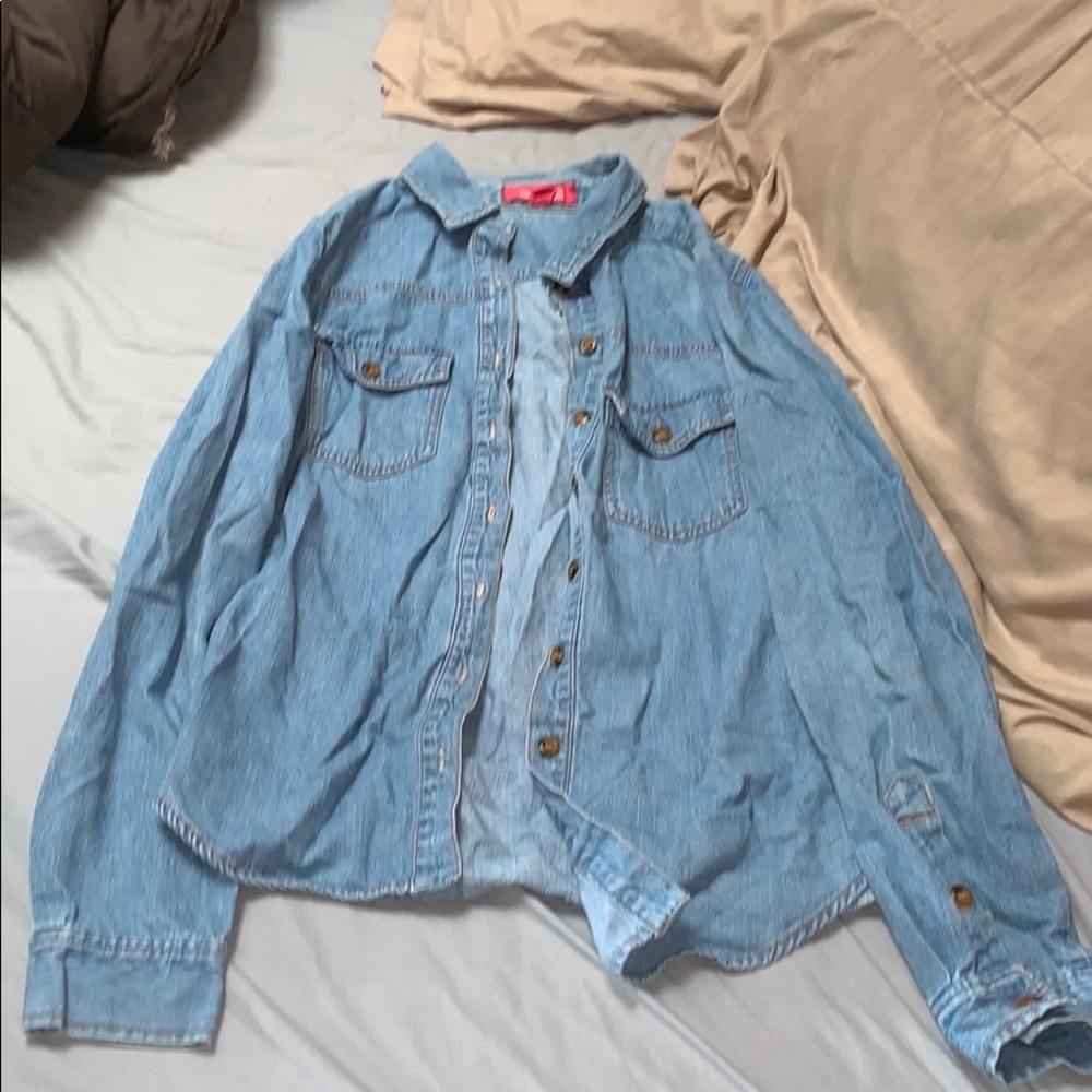 Forever 21 denim button down